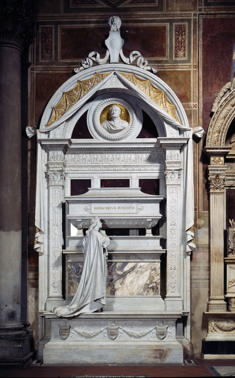 Monument voor Gioacchino Rossini (1792-1868) 1900 door Giuseppe Cassioli