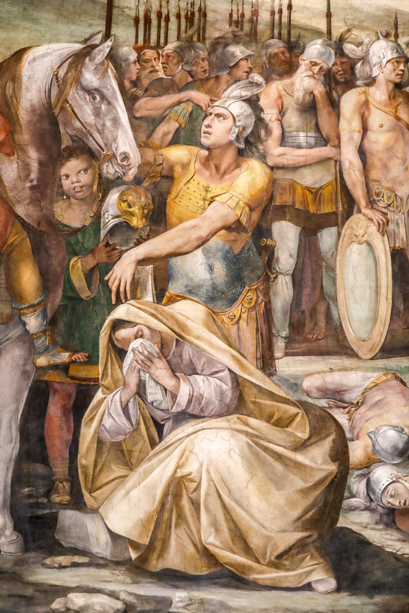 Slag tussen Horatii en Curiatii (detail) door Giuseppe (1568 1640) Cesari