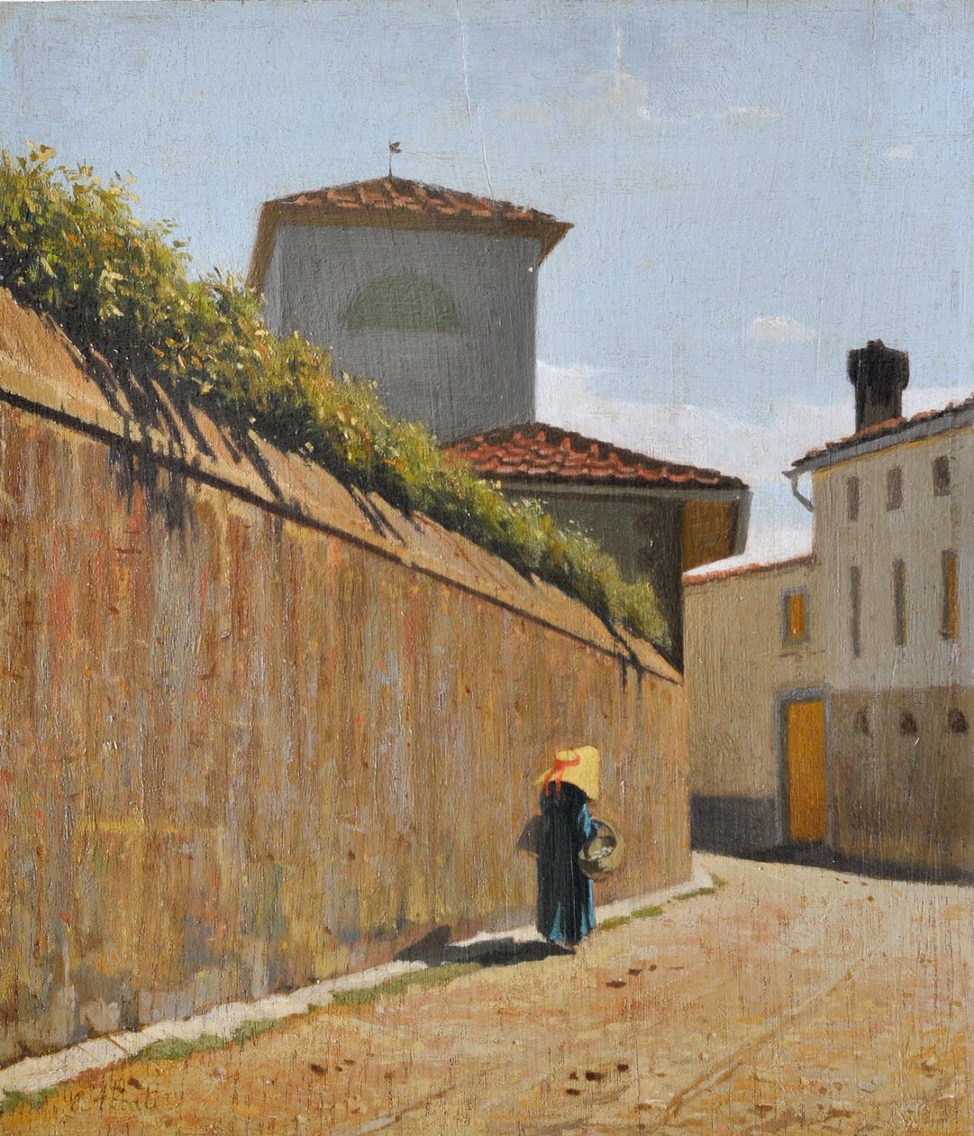 Pad onder de zon, c.1863 door Giuseppe Abbati