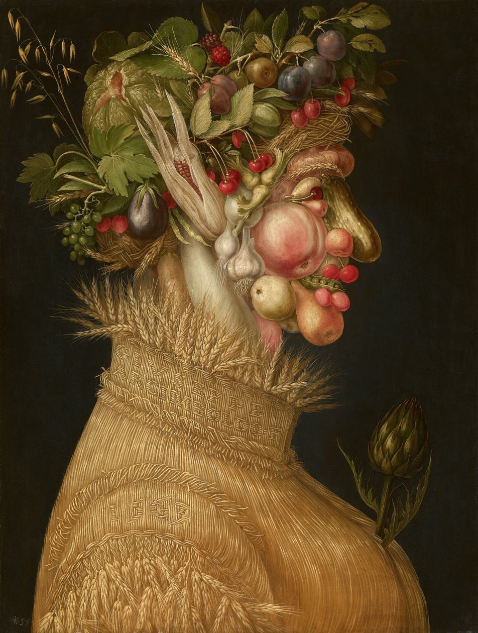 De zomer door Giuseppe Arcimboldo