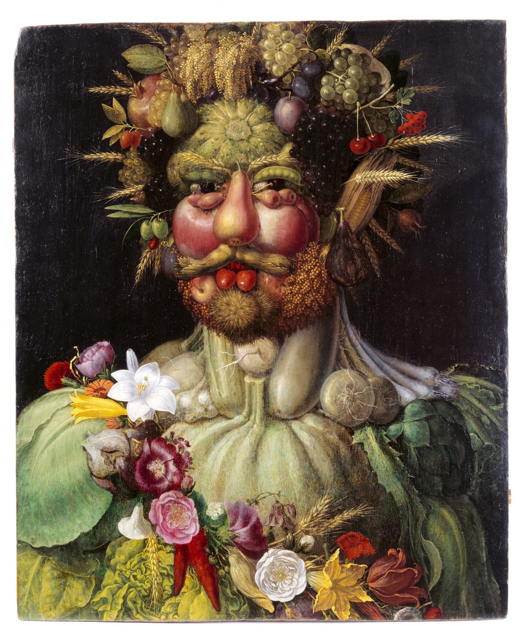 Vertumnus-label QS:Lsv, „Portret, allegorie“ door Giuseppe Arcimboldo