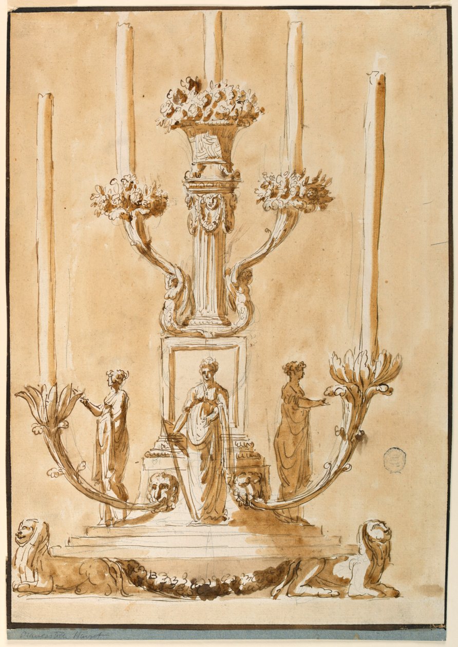Kandelaar door Giuseppe Barberi