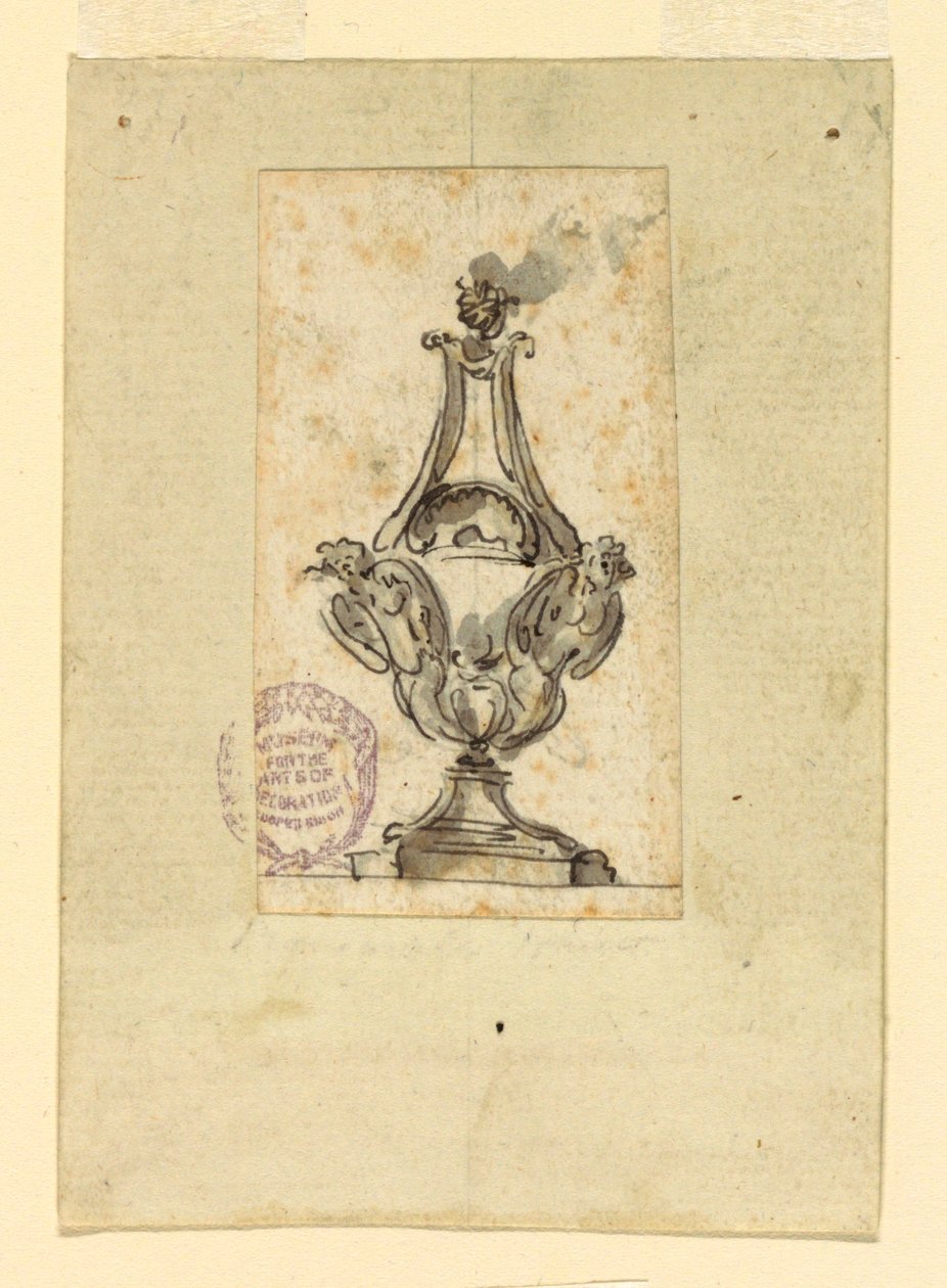 Ontwerp voor een lamp door Giuseppe Barberi