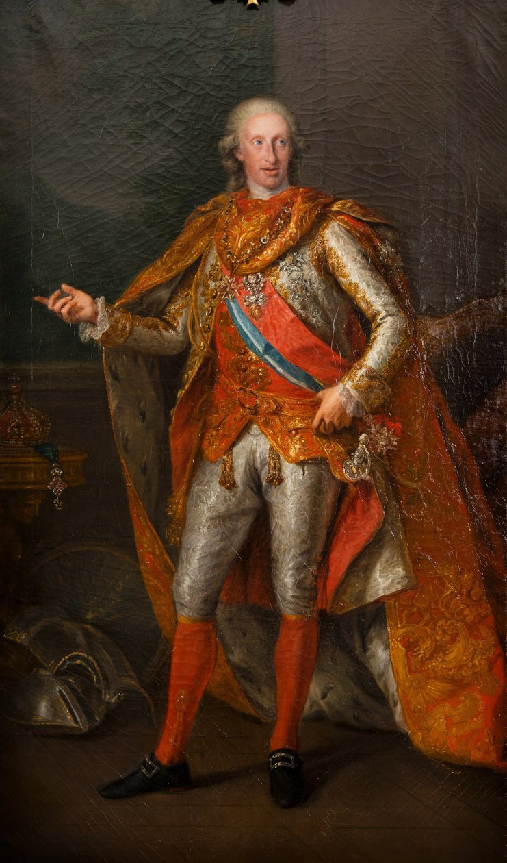 Zweeds: Ferdinand IV, 1751-1825, koning van Napels en Sicilië Ferdinand IV, 1751-1825, koning van Napels en Sicilië door Giuseppe Bonito