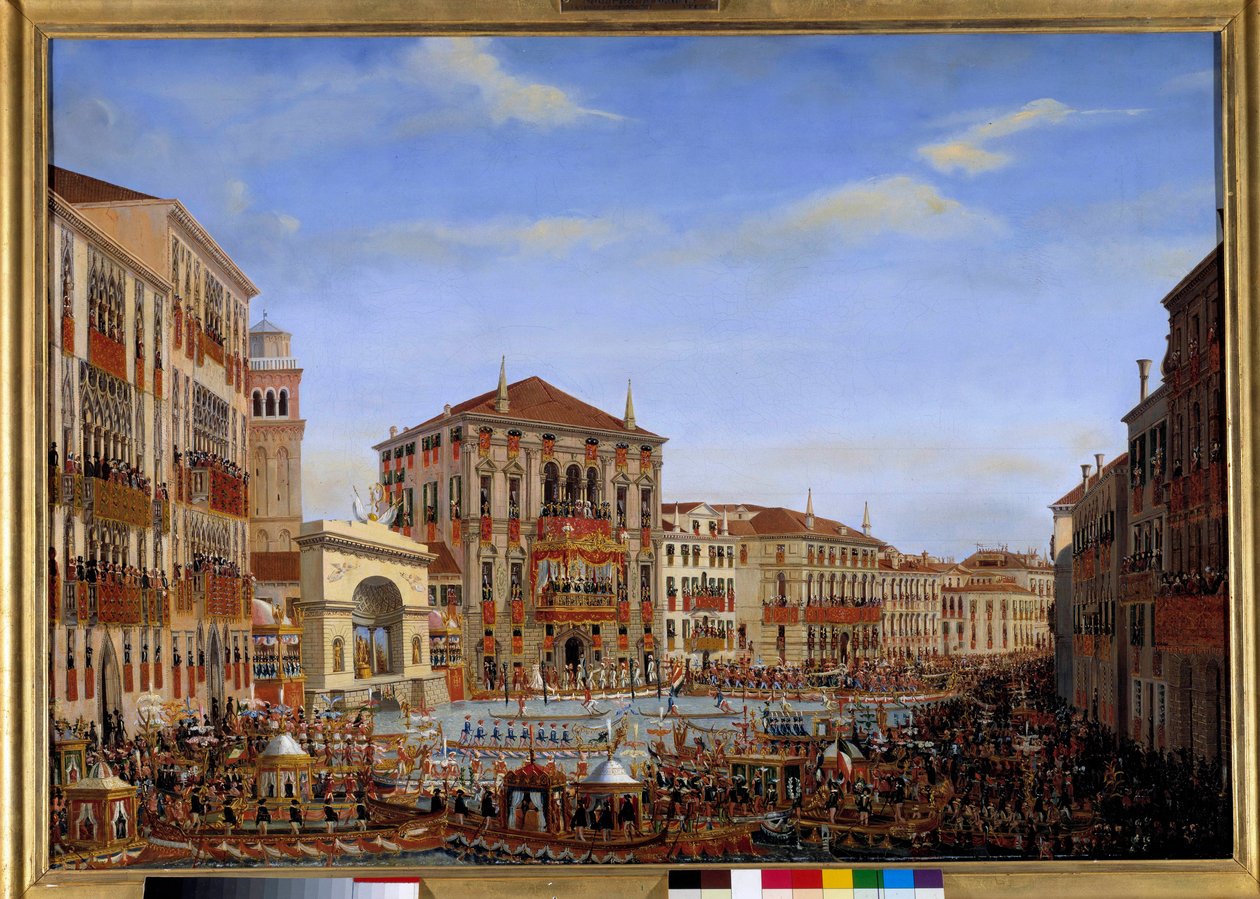 Bezoek van Napoleon I aan Venetië van 28 november tot 8 december 1807: De keizer presideert de regatta