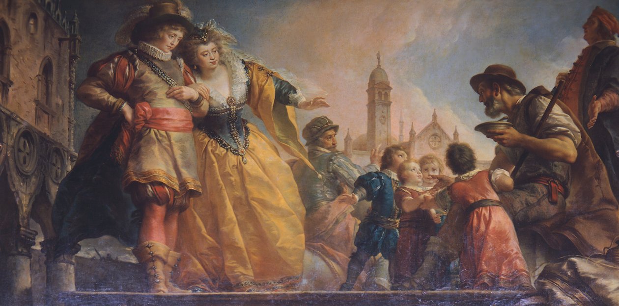 Verhaal van Gualtiero, Graaf van Angers, door Giuseppe Cades door Giuseppe Cades