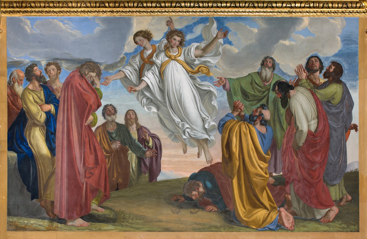 Presbyterium, Giueppe Diotti, Verschijning van Engelen na de Hemelvaart 1830 door Giuseppe Diotti