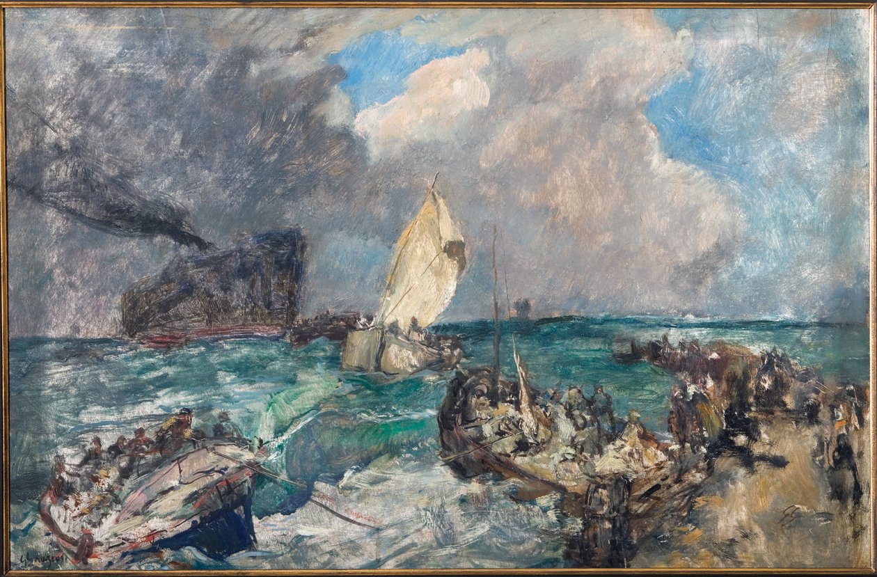 Landing van het Servische Leger door Giuseppe Graziosi