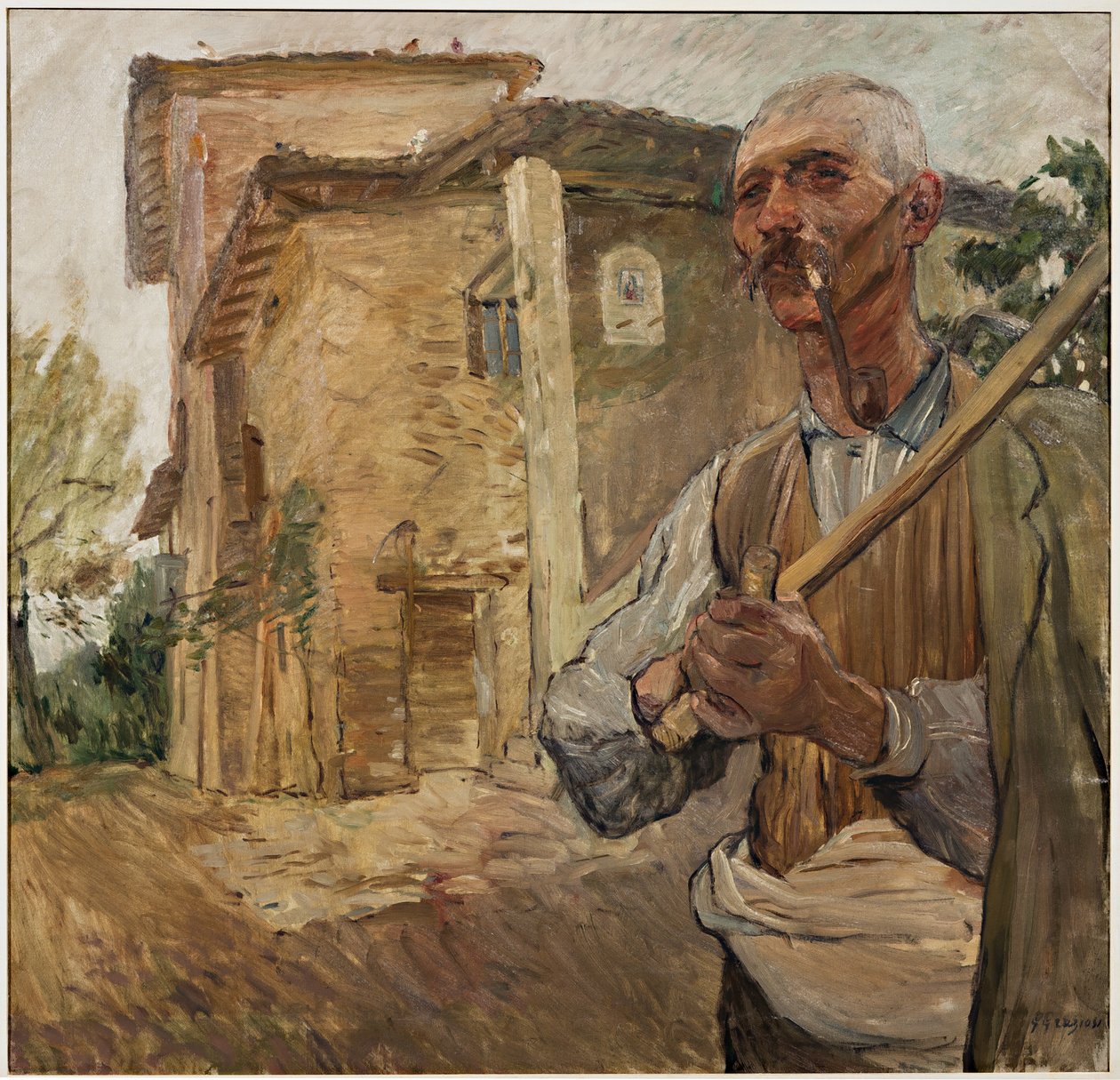 Man met de Pijp door Giuseppe Graziosi