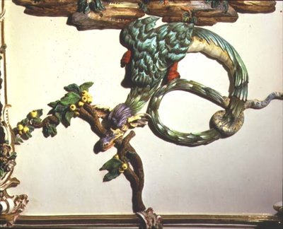 De Salon Chino (Chinese Kamer) (detail) door Giuseppe Gricci
