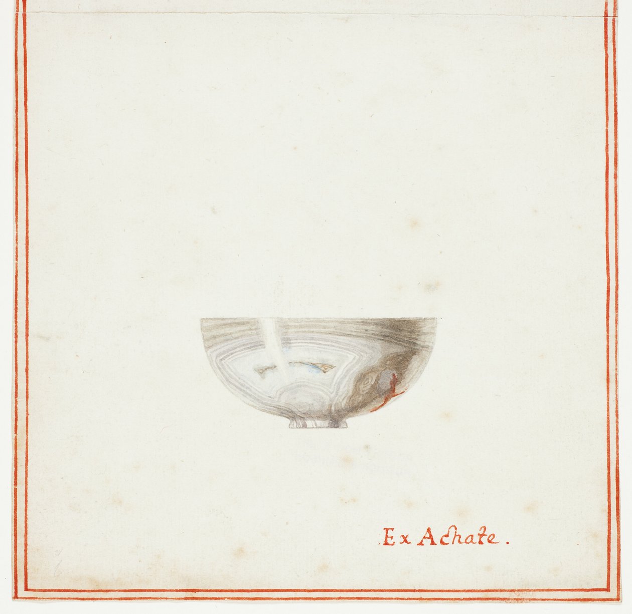 Agaat Kom door Giuseppe Grisoni