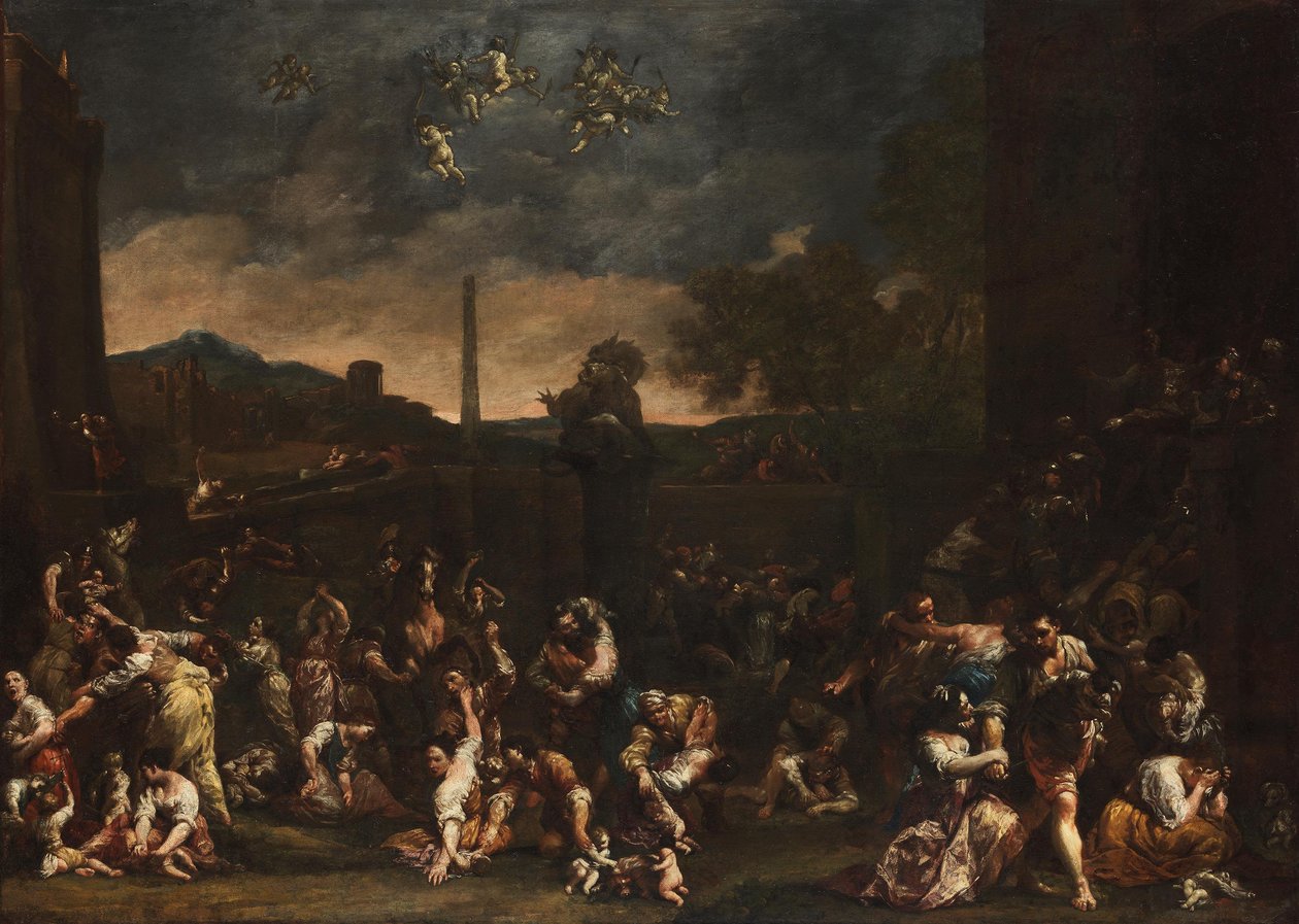 De kindermoord van Bethlehem door Giuseppe Maria Crespi