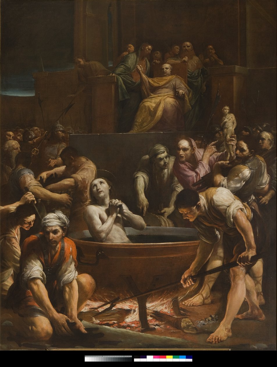 Het martelaarschap van Sint Jan de Evangelist, ca. 1715 door Giuseppe Maria Crespi