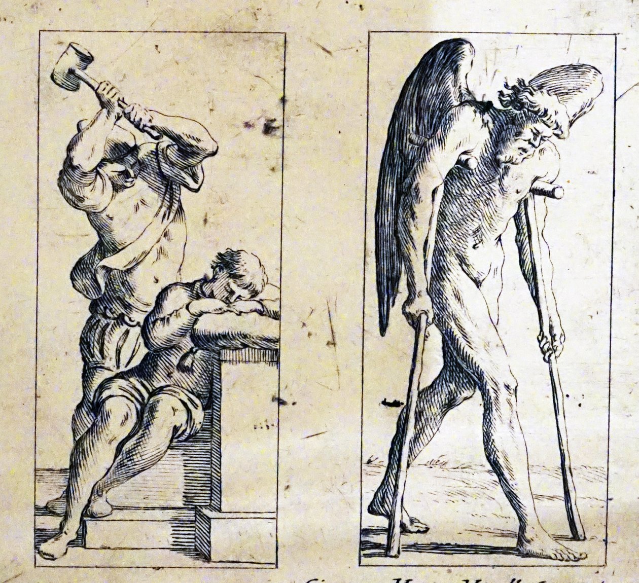 17e Eeuwse tarotkaarten door Giuseppe Maria Mitelli door Giuseppe Maria Mitelli