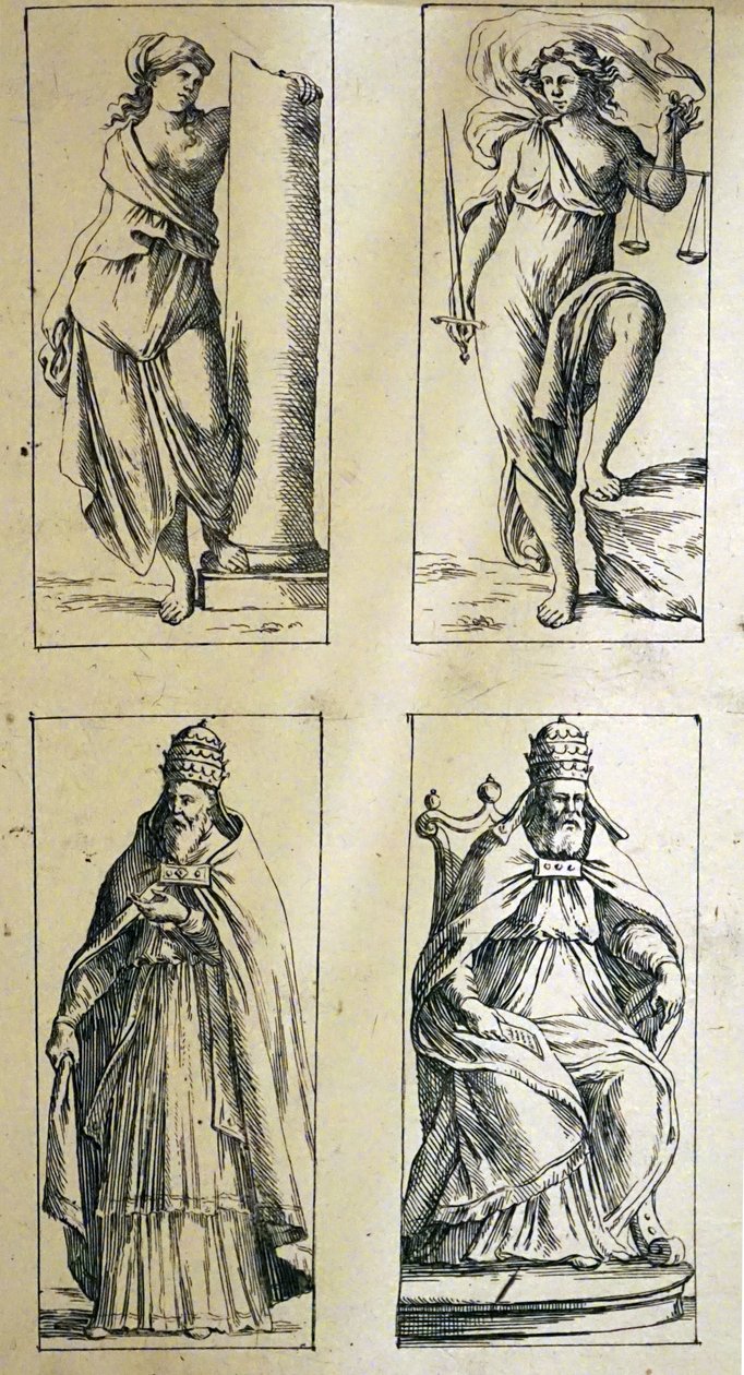 17e-eeuwse tarotkaarten door Giuseppe Maria Mitelli