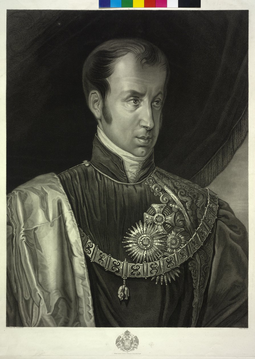 Keizer van Oostenrijk Ferdinand I door Giuseppe Molteni