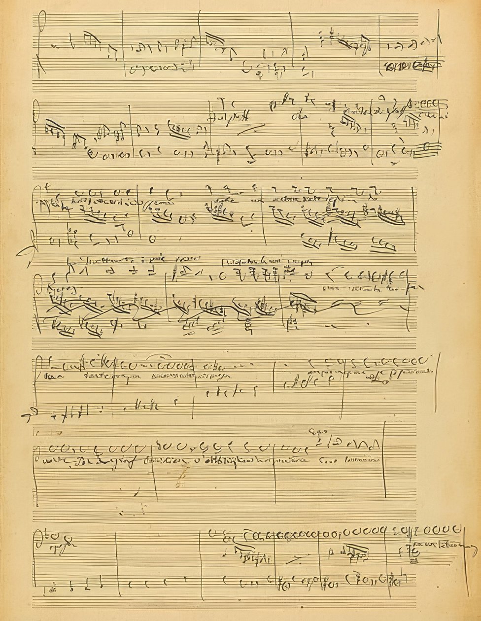 Autograaf: Falstaff, opera in drie akten. 1894 door Giuseppe Verdi