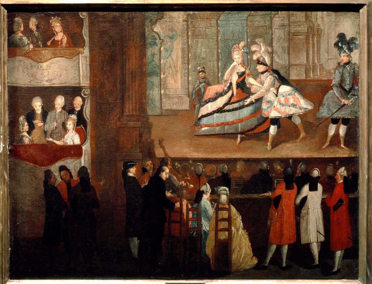 Opera Serie, eind 18e eeuw (olieverf) door Giuseppe de Albertis