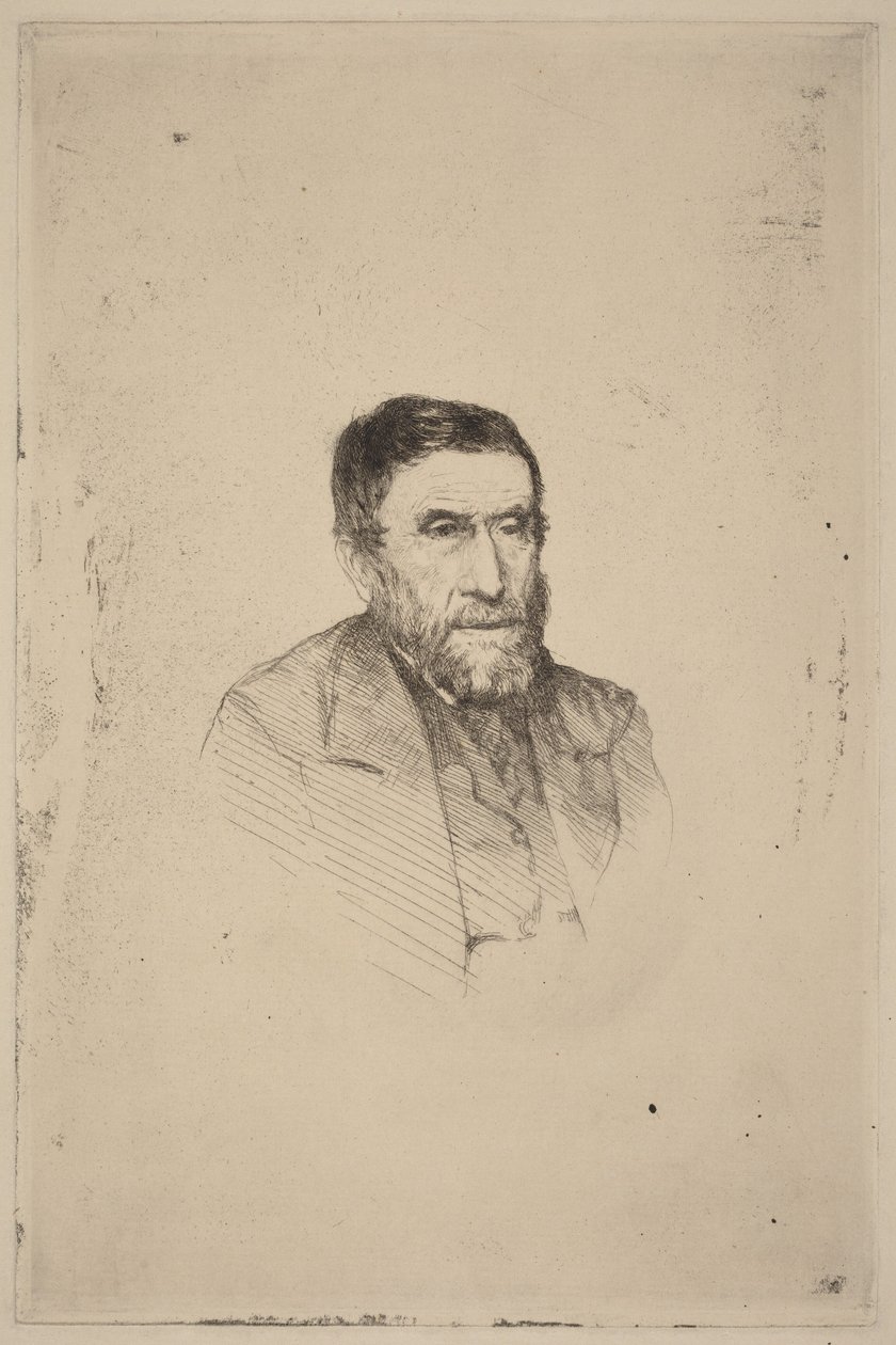 Portret van een man door Giuseppe de Nittis