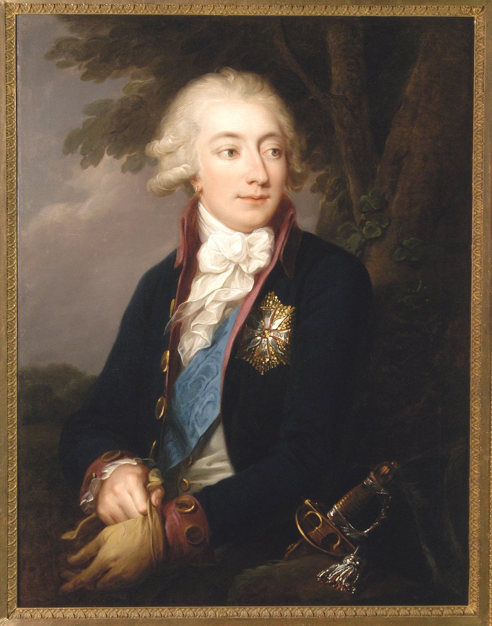 Graaf Antoni Jozef Lanckoronski, ca. 1791 door Giuseppe or Josef Grassi