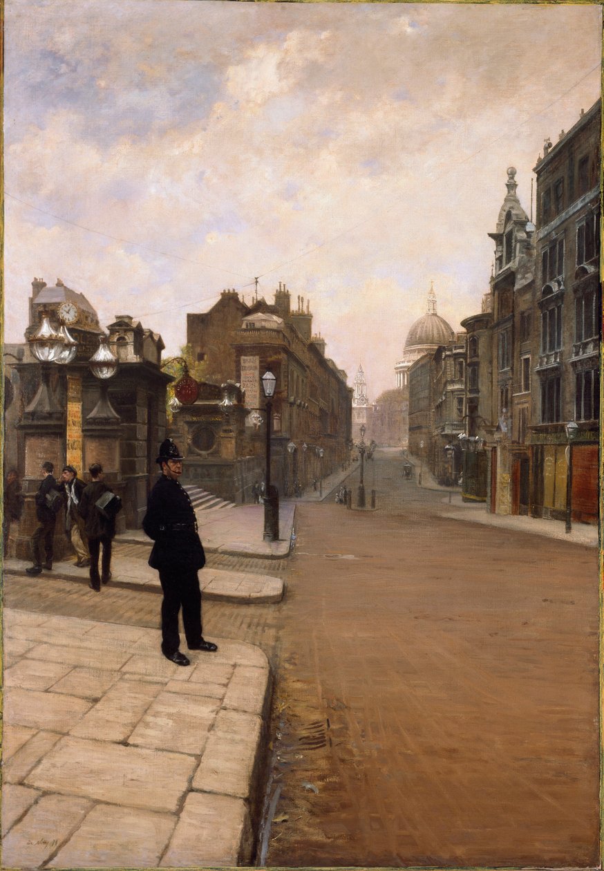 Een zondag in Londen door Giuseppe or Joseph de Nittis