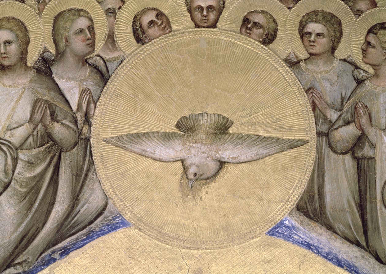 De Duif van de Heilige Geest, 1360-70 door Giusto di Giovanni de Menabuoi
