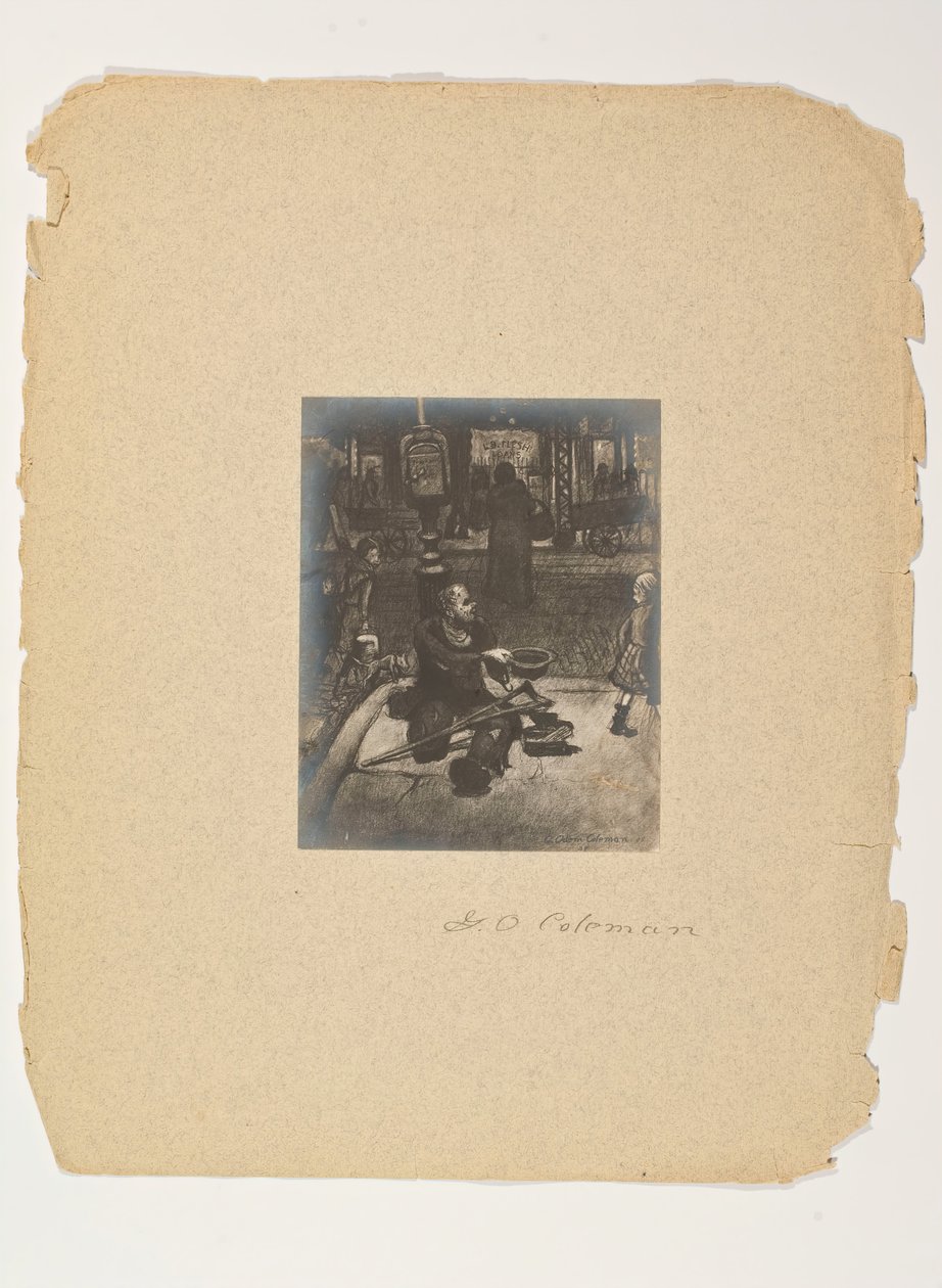Scènes uit het leven van de mensen, Portfolio Zonder titel, 1905 door Glenn O Coleman