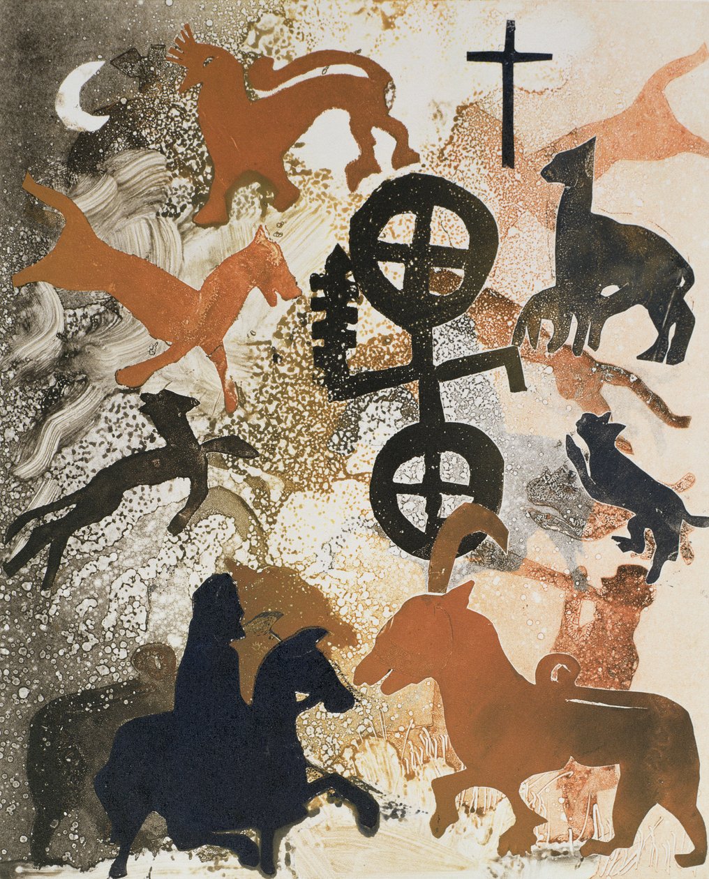 Pictische Symbolen van Steen door Gloria Wallington