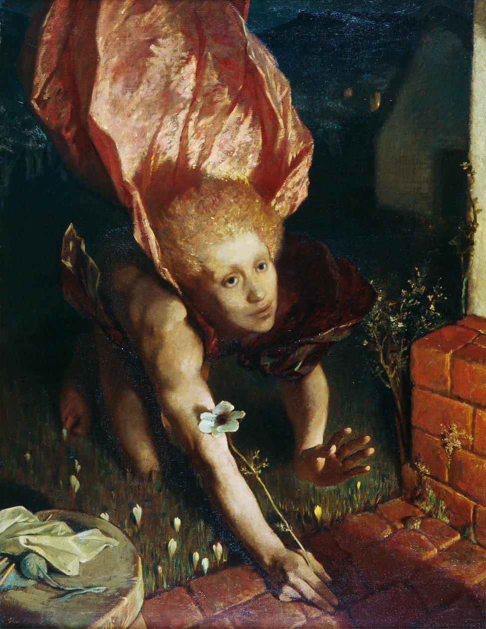 Engel van de Aankondiging door Glyn Warren Philpot