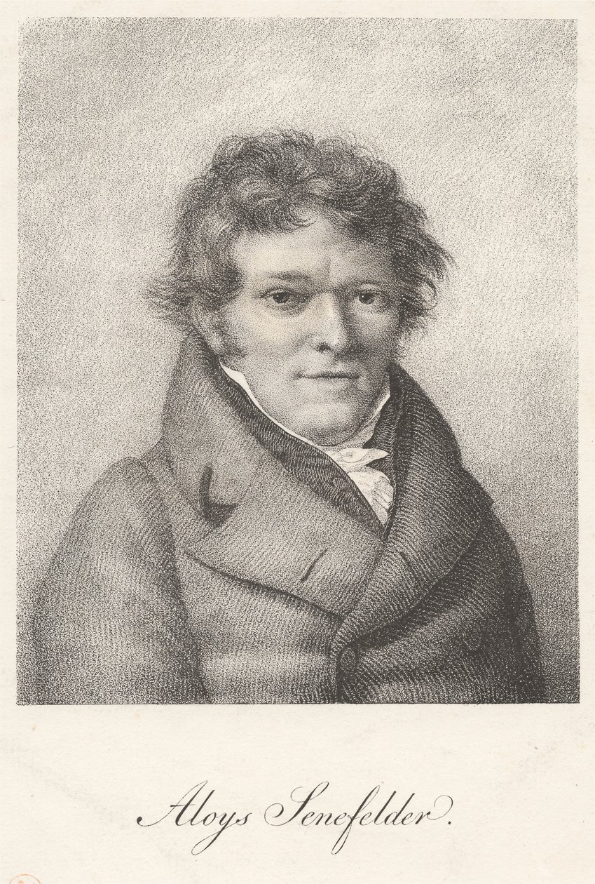Aloys Senefelder door Godefroy Engelmann