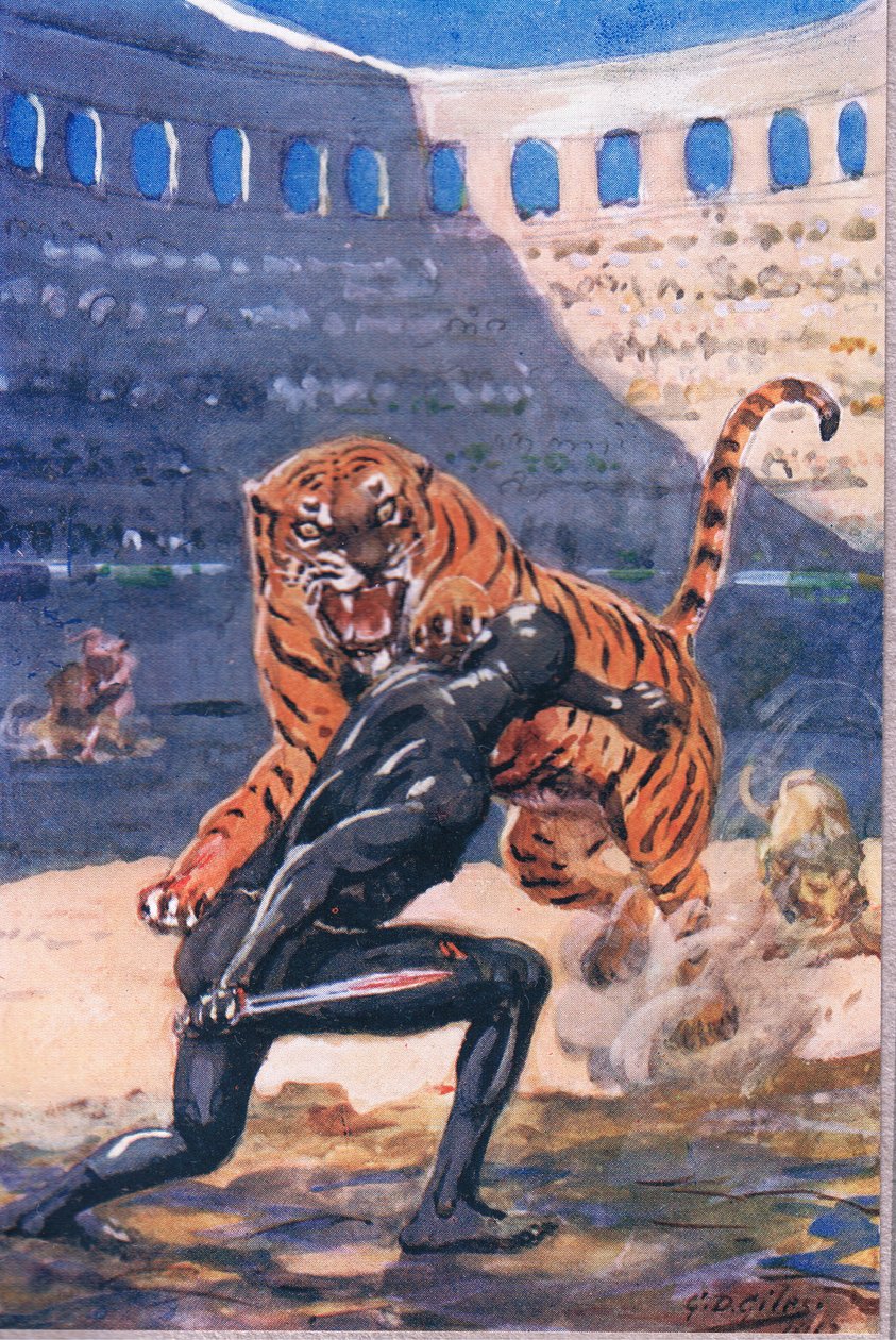 Finis Exoptatus: Eens in Efeze, uit Gedichten van Adam Lindsay Gordon uitgegeven door T. N. Foulis, 1912 door Godfrey Douglas Giles