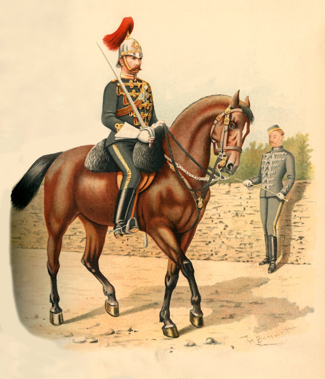 Het 6e Regiment Cavalerie Huzaren, Canada door Godfrey Douglas Giles