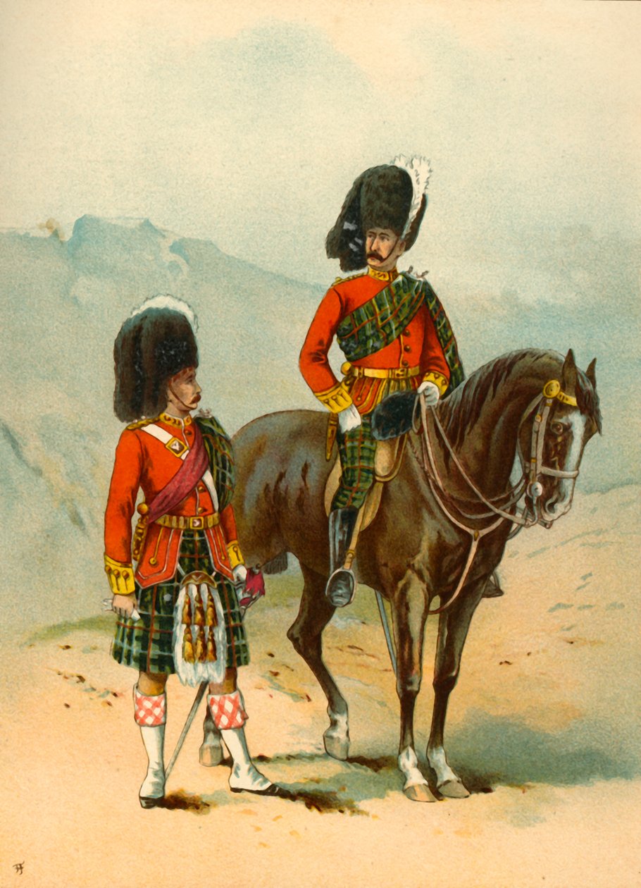 De 72e - Seaforth Highlanders, 1890 door Godfrey Douglas Giles