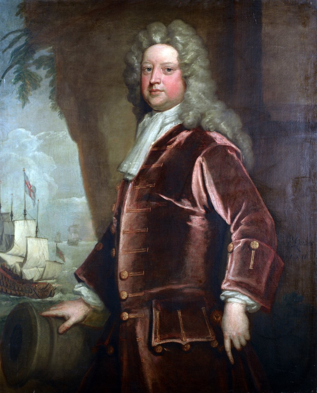 Portret van Admiraal Sir John Norris door Godfrey Kneller