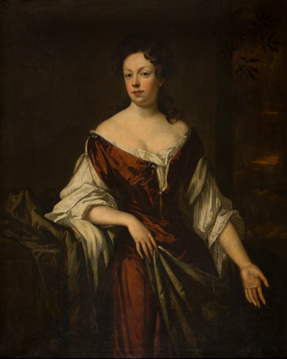 Portret van een dame door Godfrey Kneller