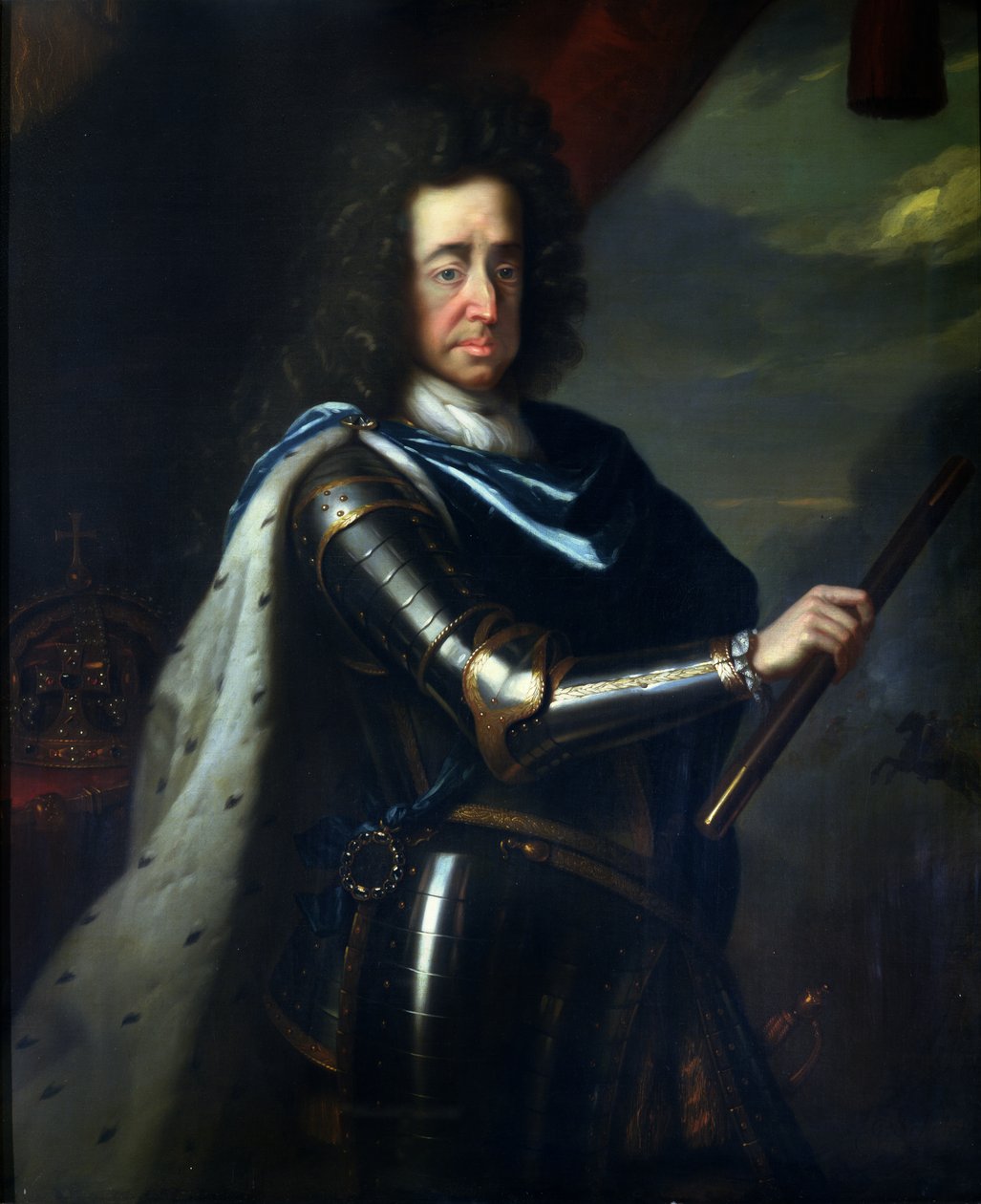 Koning Willem III door Godfried Schalcken