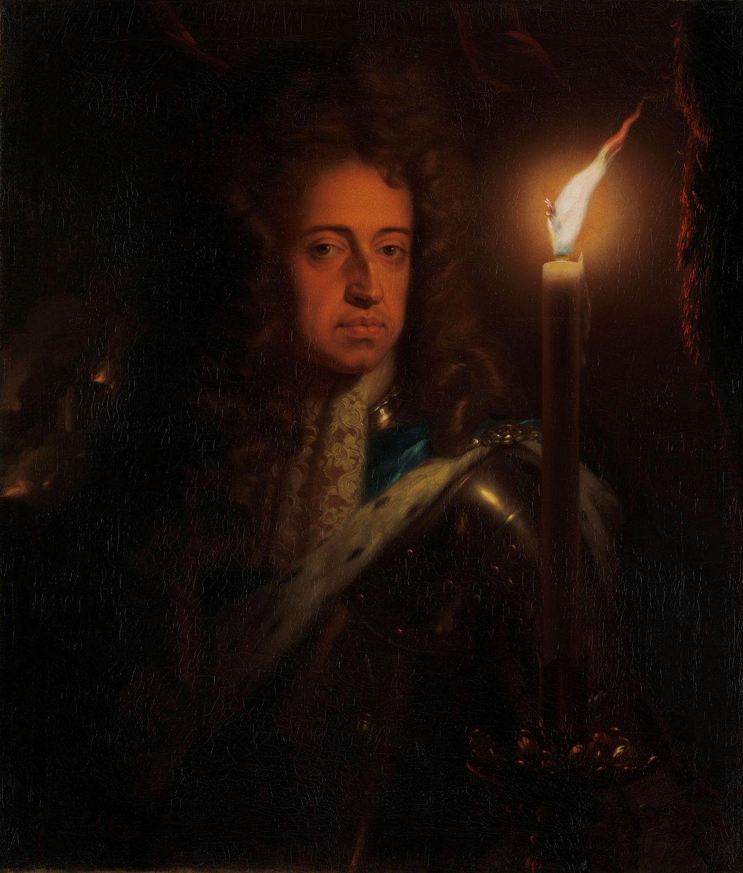 Willem van Oranje, Koning van Engeland en Stadhouder door Godfried Schalcken