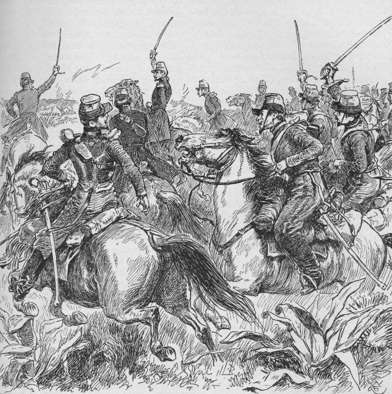 Gevangen door een gedurfde slag Abd-El-Kadrs Smalah, 1902 door Gordon Frederick Browne