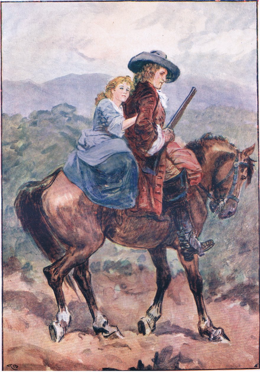"Nu mag ik zoveel huilen als ik wil", uit Lorna Doone uitgegeven door W & R Chambers Ltd, 1921 door Gordon Frederick Browne