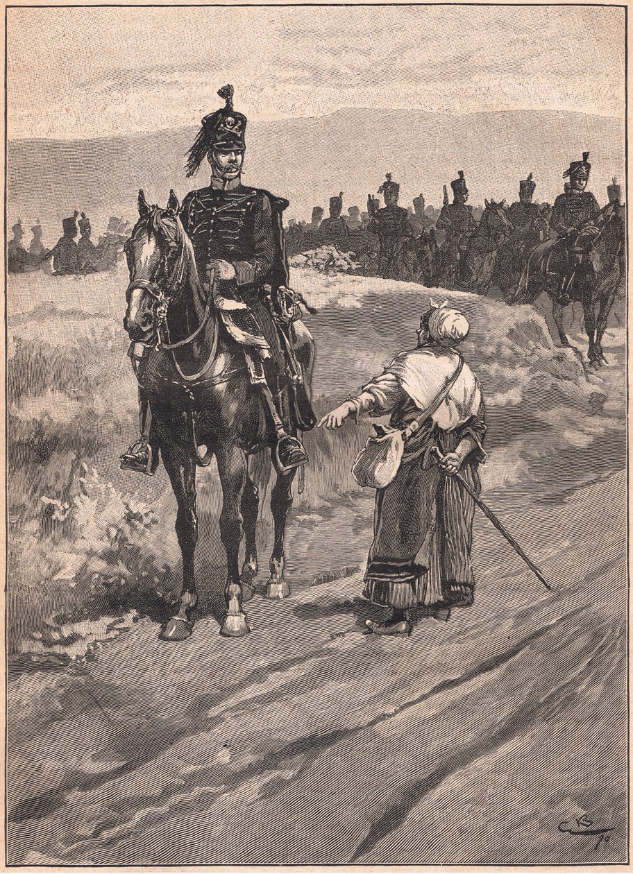 De hertog van Brunswijk en zijn huzaren (de Zwarte Brunswijkers) AD 1810 door Gordon Frederick Browne