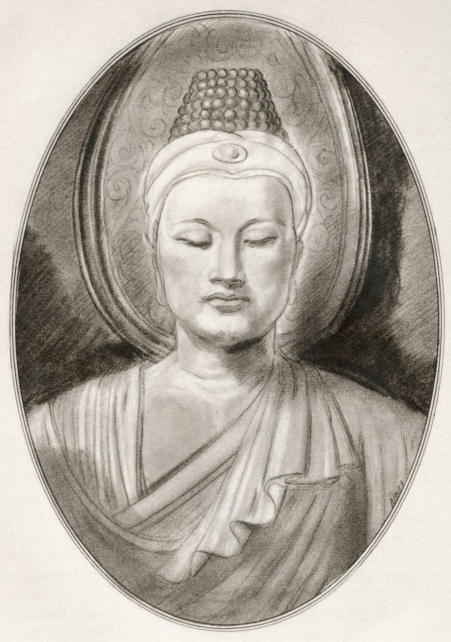 Gautama Boeddha, ook bekend als Siddhartha Gautama, uit Levensbiografieën van Religieuze Leiders door Gordon Ross