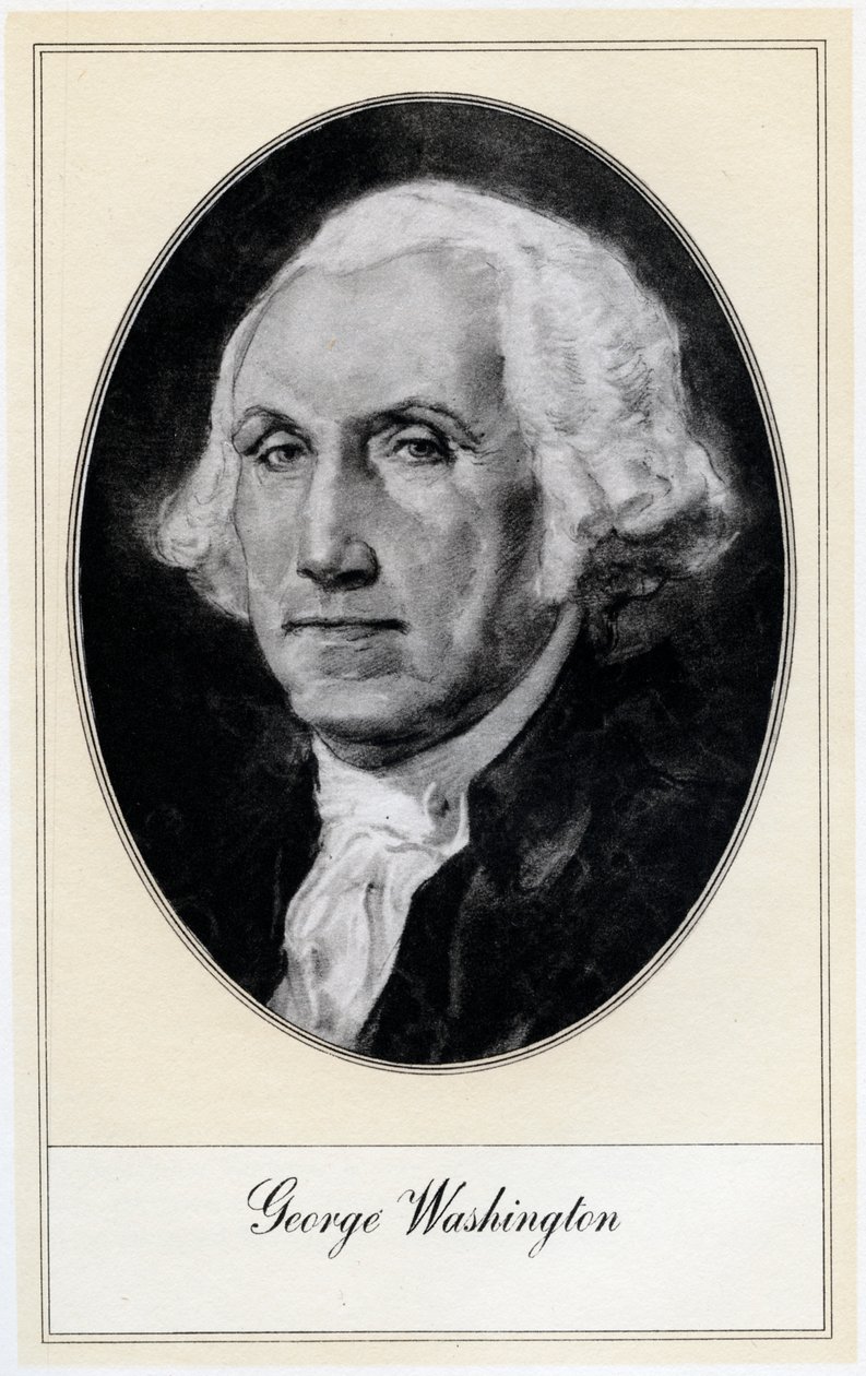 George Washington, de eerste president van de Verenigde Staten, begin 20e eeuw door Gordon Ross