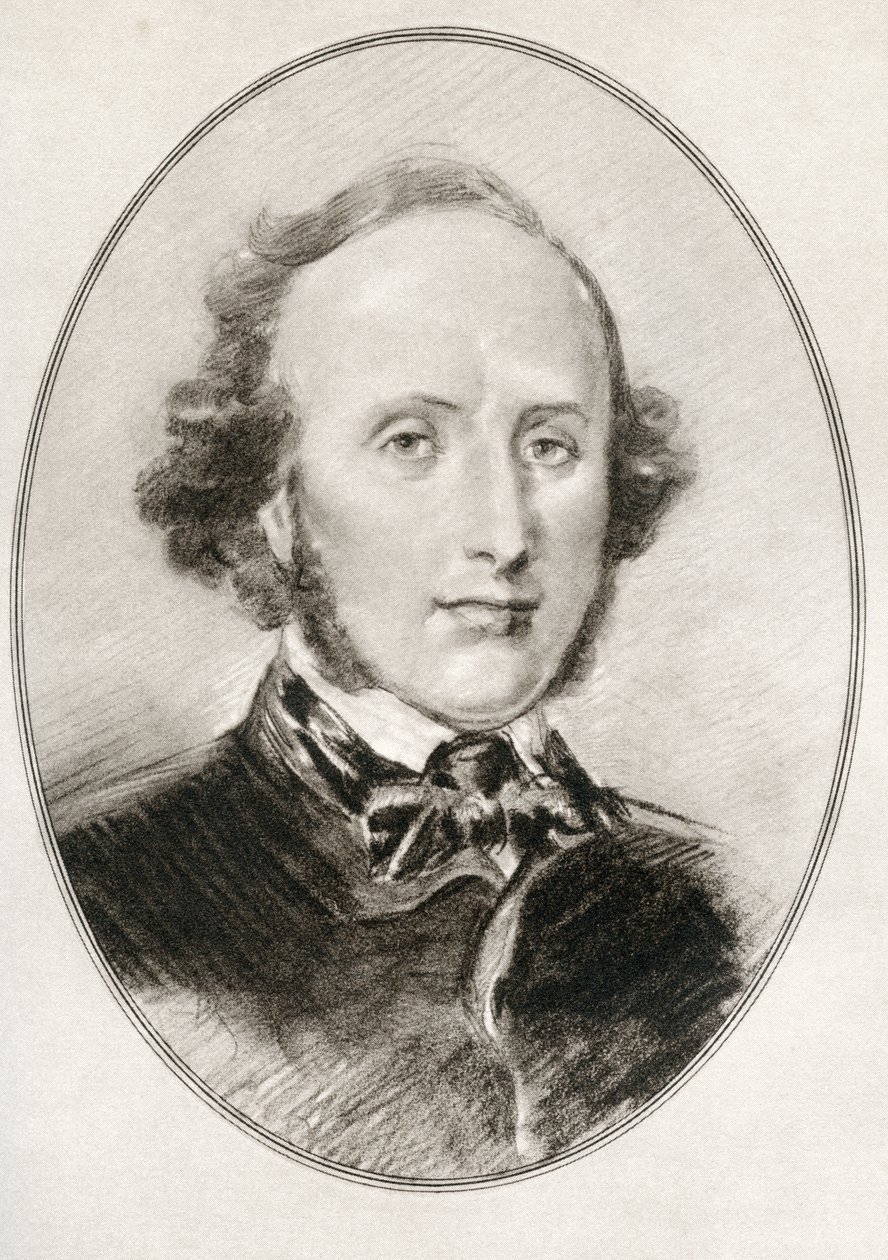 Jakob Ludwig Felix Mendelssohn Bartholdy, uit Levensbiografieën van grote componisten door Gordon Ross