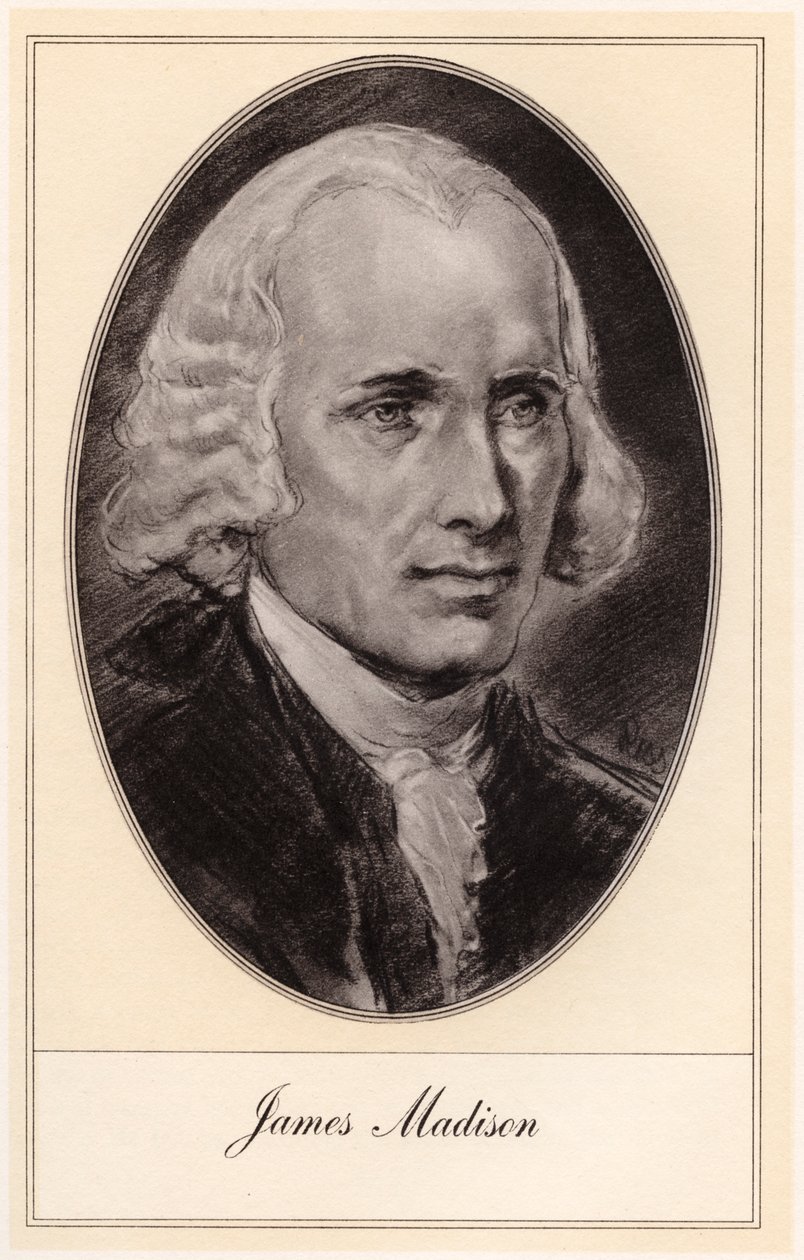 James Madison, vierde president van de Verenigde Staten door Gordon Ross