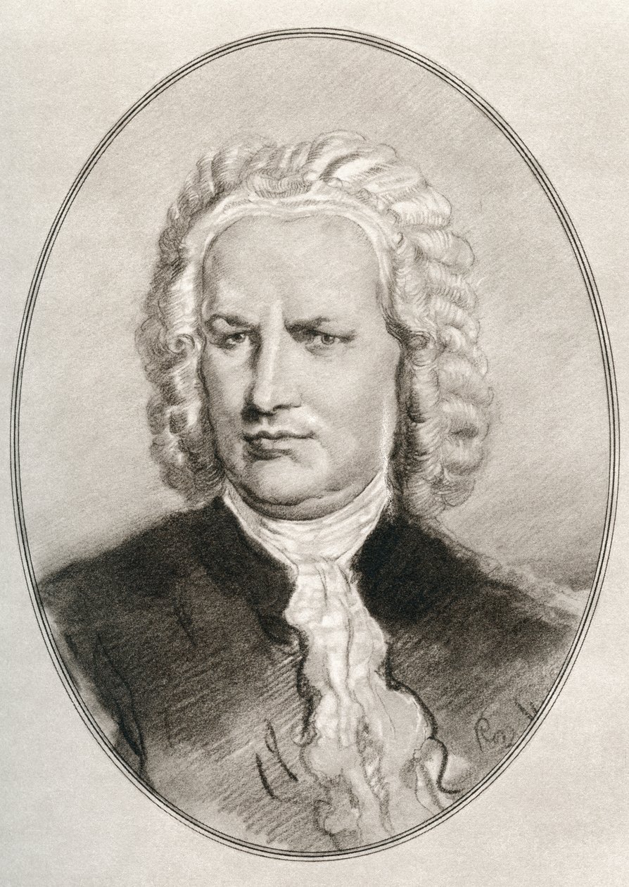 Johann Sebastian Bach, uit Living Biographies of Great Composers door Gordon Ross