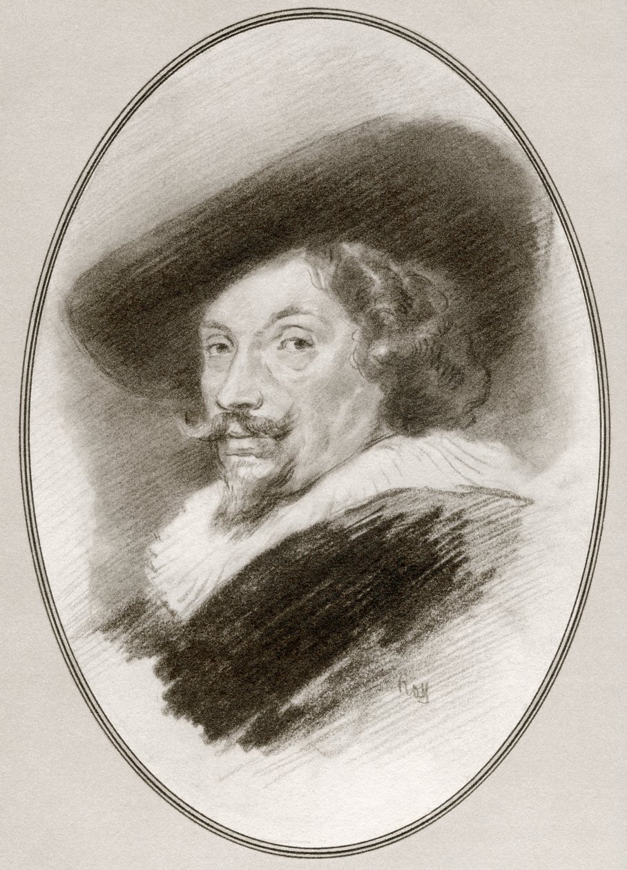 Sir Peter Paul Rubens, uit Levensbiografieën van grote schilders door Gordon Ross