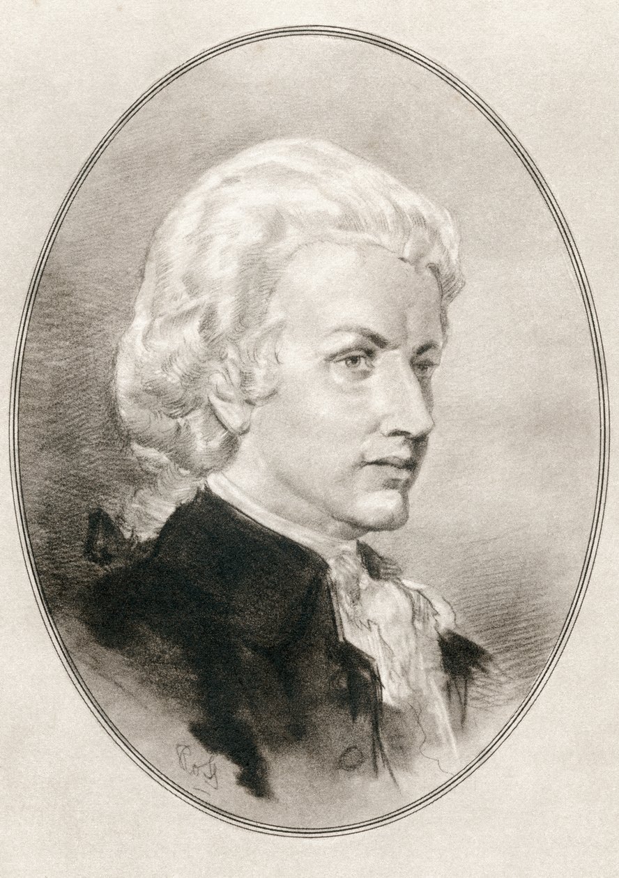 Wolfgang Amadeus Mozart, uit Living Biographies of Great Composers door Gordon Ross