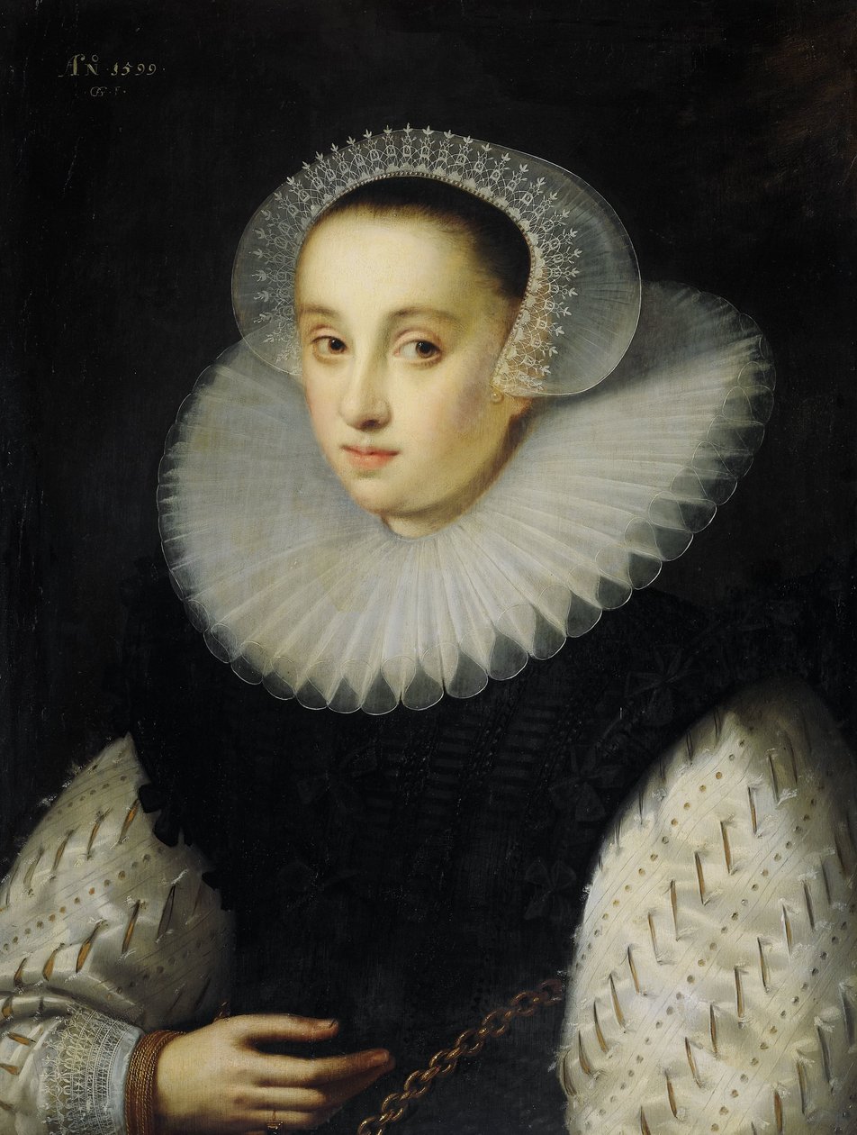 Hortensia del Prado (overleden 1627) door Gortzius Geldorp