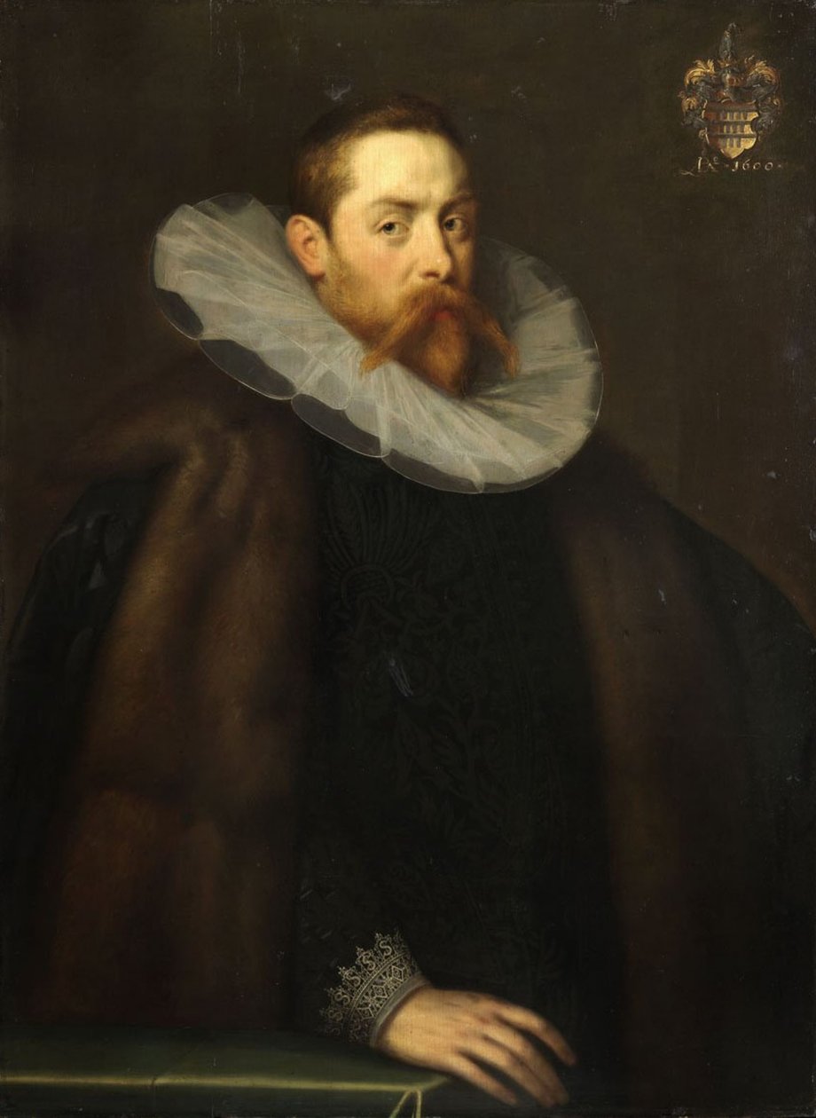 Portret van een lid van de familie Lyskirchen door Gortzius Geldorp
