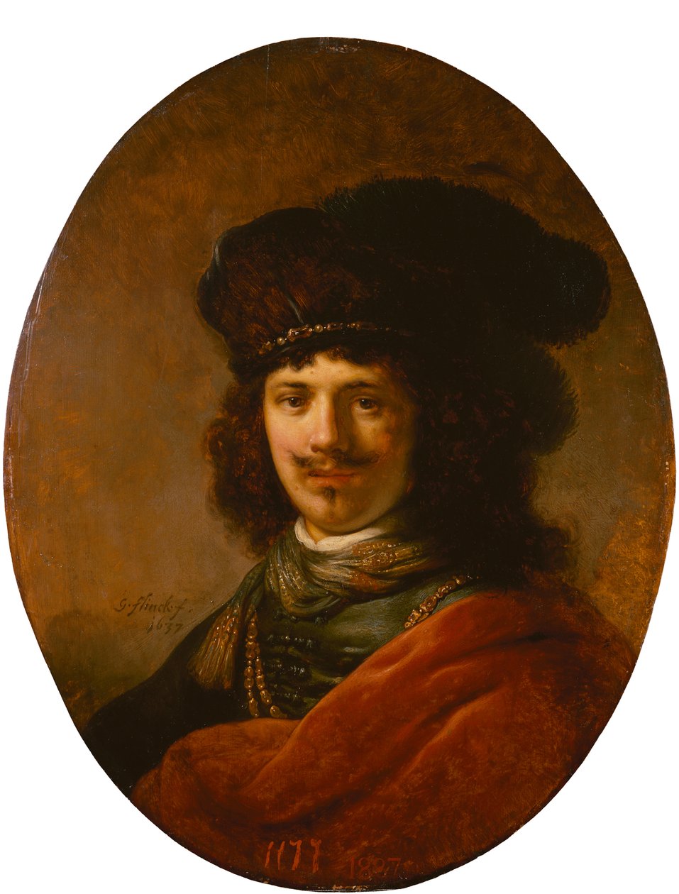Portret van een jonge man, 1637 door Govaert Flinck